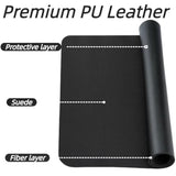 Desk Pad Mat Pu Leather Non-Slip Water-Resistant Desk Matt For Desktop