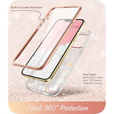 iPhone 13 Pro Max Slim Full-Body Stylish Protective Case with Built-in Screen Protector