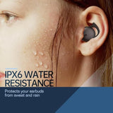 Invisible Sleep Headphones,Sleep Earbuds For Side Sleepers,Comfortable Noise Blocking Sleep Ear Buds,Bluetooth 5.3 Wireless Earbuds, In-Ear Ear Buds For Sleeping,Driving,Cycling - Black