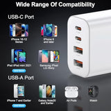 Usb C Charger Block, 3-Pack 40W Wall Plug Fast Charging Block, 4-Port Pd + Qc Power Adapter Type C Charging Blocks Cube, Compatible With Iphone 16/15/14/13/12/11/Pro Max, Tablets?White?