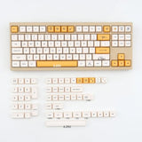 Honey Milk Keycaps 138 Keys Pbt Dye-Sub Xda Profile Keycaps Set Fit For 61/64/