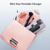 5000mAh Mini USB-C PD Fast Charging Power Bank with LCD for iPhone iPad Android