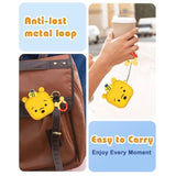 Boaretiu For Airpods 4Th Case - With Keychain For Airpods 4Th Generation Case (2024) Yellow Bear Cute Kawaii Funny 3D Soft Silicone Fun Cool For Girls Women Teens For Air Pods 4 Cover
