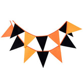 Felt Black And Orange Banner Graduation Party Decoration