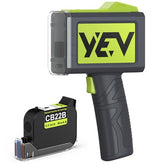 Handheld Inkiet Printer V127 Newly Enhanced 16-Hour Continuous Printing 5 Wheel Support For Printing Batch Numbers, Logos, Serial Numbers, Barcodes, And Qr Codes On Diverse Materials (Green)