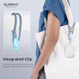 2 Pack Lanyard, Phone Strap, Adjustable Phone Lanyard With Two-Color Braided, Phone Wrist Strap For Airpods, Phone Case, Camera Wrist Strap, Cell Phone Wrist Lanyard, Cloud Blue & Gray