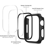 6 Pack Case with Screen Protector for Apple Watch Series 9/8/7 41mm