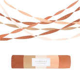 Fall Boho Party Decorations,5 Rolls Dusty Orange Brown Crepe Paper Party Streamers For Thanksgiving Day,Halloween,Birthday Wedding Baby Shower Rustic Party Backdrop