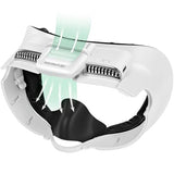 K3 Facial Interface Fan with PU Leather Face Pad Only Compatible with Quest3 Accessories, Relieve Lens Fogging and Fits Use with Quest 3 Head Strap