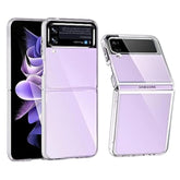 For Samsung Galaxy Z Flip 3 Case, Clear Shockproof Zflip3 Phone Cover, Slim Thin Protective Silicone Cases For Flip3 5G Phone - Transparent