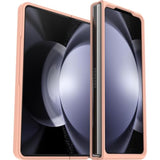 Peach and Clear OtterBox Galaxy Z Fold5 Thin Flex Series Phone Case