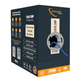 Cat6 Plenum (Cmp) 1000Ft Cable | 100% Solid Copper Conductors | 550 Mhz,23Awg