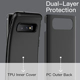 JETech Heavy Shockproof Case for Samsung Galaxy S10, Dual Layer Rugged Protective Phone Cover with Shock-Absorption (Black)