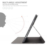 For Air 2 Case, 6Th/5Th Generation Case, 9.7 Case, Case 6Th Generation, Air 1St Gen Kids Women Men Shockproof Multi-Angle Viewing Adjustable Stand Auto Wake/Sleep Colored Cat