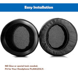 Professional Replacement Earpads Cushion Compatible With Sony Mdr-Rf5000 Mdr-Rf6000 Mdr-Rf6500 Mdr-Rf7000 Headphones Ear Pads With Skin-Friendly Leather And Memory Foam