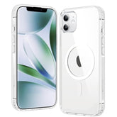 Clear Magnetic Shockproof iPhone 12/12 Pro Case Military Drop Protection