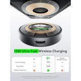 For Magsafe Charger, Qi2 Certified 15W Wireless Charger, Fast Charging Pad Compatible With Iphone 16/15/14/13/12 Series, Magnetic Charger With 5Ft Usb-C Cable (Black-2 Pack)