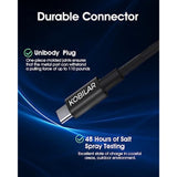 Usb C To Usb C Cable,60W 3A Fast Charging Usb C Charger Cable 3 Pack(3.3+5+6.6Ft),Type C To Type C Cable For Iphone15/15Pro/16Plus/16Promax/Ipad Air 4/Ipad Pro2022/Samsung S23