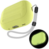 Keep Your Airpods Pro 2 Safe And Visible With Our Yellow Glow-In-The-Dark Anti-Lost Case, Featuring Thickening Design And Shatterproof Protection.