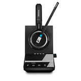 Sennheiser SDW 5066 (507024) - Double-Sided (Binaural) Wireless Dect Headset for Desk Phone Softphone/PC & Mobile Phone Connection Dual Microphone