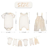 12Pc Neutral Baby Shower Bunting: Gold Banner for New Baby Party Decor