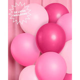 Pink Birthday Balloon Set - 24 Pk, 12" | Bachelorette Party Decorations, Bridal Shower, Birthday Party, Pastel Baby Shower, Engagement