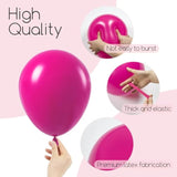120pcs Hot Pink Balloon Garland Kit for Engagement, Bridal, Bachelorette & Tropical Parties
