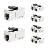 Cat6 Coupler Rj45 Cat6 Shielded Coupler 10-Pack, Ethernet Coupler, Female To F