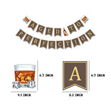 Age to Perfection Banner, Whiskey Birthday Decor for 30th 40th 50th Parties