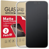 [2 Pack Matte Glass Screen Protector Compatible For Iphone 16 Pro Max 6.9Inch 2024, Anti-Glare & Fingerprint Anti-Reflective No Bubbles Install Frame Smooth As Silk Tempered Glass