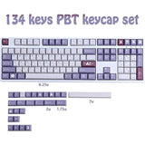 Pbt Keycaps, Cherry Profile Keycaps 134 Keys Rabbit Dye Sublimation With 7U Sp