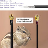 4G Lte Cellular Trail Camera Antenna With 10Ft Low Loss Thicker Cable For Spypoint Flex Link Micro Evo Stealth Cam Tactacam Reveal X Pro Muddy Manifest Covert Spartan Hunting Trail Camera,