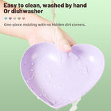 10Pcs Multi-Color Heart Shaped Plates With Tray, 5 X 5.5 Inch, Unbreakable Salad Dessert Snack Plates Appetizer Sauce Dish Dipping Snack Fruit Dessert Steak Serving For Dinner, Party, Valentine'S Day