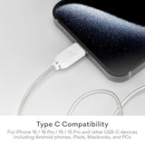 MEE audio USB Type C Headset Cable with Microphone and 3-Button Remote for MX