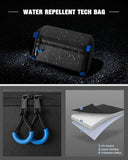 Electronics Organizer Travel Case, Water Resistant Tech Bag Charger Pouch For Cord, Cable, Cards, Phone, Airpods, Black