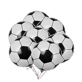 10 Pc 18 Inch Mylar Soccer Balloons for World Cup Party Decorations