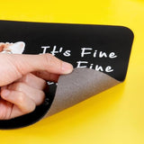 Funny Mouse Pad, Everything Is Fine Funny Mouse Pad For Coworker Funny Mouse Pads For Work Mousepads For Home Office Halloween Valentines Retirement Gift For Coworker Him Her