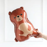 Happy Camper Balloon Arch Kit: Brown, Orange, Green Garland