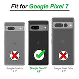 Pixel 7 Case with 2Pcs Screen Protector Cover for Google Pixel 7, Purple