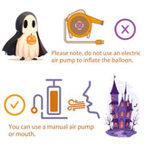 2Pc Extra Large Halloween Foil Balloons – Pumpkin & Dead Tree Decorations