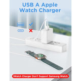 Upgraded Iwatch Charger Compatible With Apple Watch Charger Usb Magnetic Charging Cable Portable Fast Charger Accessories For Iwatch Series 10/9/8/7/6/5/4/3/2 Ultra 2/Se