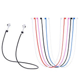 Airpods Straps, Soft Silicone Sport Earphones Anti-Lost Strap, Colorful Wire Cable Connector For Apple Airpods Wireless Bluetooth Earphones Lanyards (6 Pack)