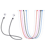 Airpods Straps, Soft Silicone Sport Earphones Anti-Lost Strap, Colorful Wire Cable Connector For Apple Airpods Wireless Bluetooth Earphones Lanyards (6 Pack)