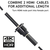 10Pack Hdmi Panel Mount Coupler, Hdmi D-Type Pass Through Connector, Female To