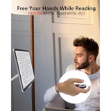 Air Mouse For Pc/Ios/Android With Touchpad Rechargeable Wireless Presentation For Ppt Pointer Bluetooth 2.4G Remote Control For Powerpoint/Keynote/Tiktok/Camera/Kindle App (Silver)