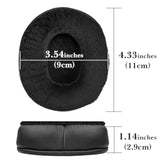 Replacement Ear Pads For Sony Wh-Ch700N, Wh-Ch710N Headphones, Ear Cushions (Extra Thick/Black)