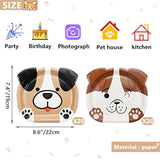 Dog Shaped Dinner Plates For Birthday, Baby Shower, Puppy Theme Party Supplies - Disposable Tableware (40Ct)