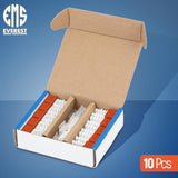 90° Angled Cat6/5E Keystone Jack In Orange - Slim Profile Rj45 Ethernet Connec