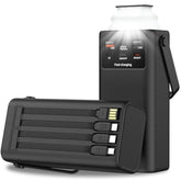 Portable Charger 40000Mah Power Bank Built-In Cable,Pd 22.5W Fast Charging Powerbank, Led Display External Battery Pack With Retractable Auto Lighting, Travel Phone Charger For Iphone,Samsung,Google