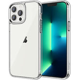 Jetech Case For 13 Pro Max 6.7-Inch, Non-Yellowing Shockproof Phone Bumper Cover, Anti-Scratch Clear Back (Clear)